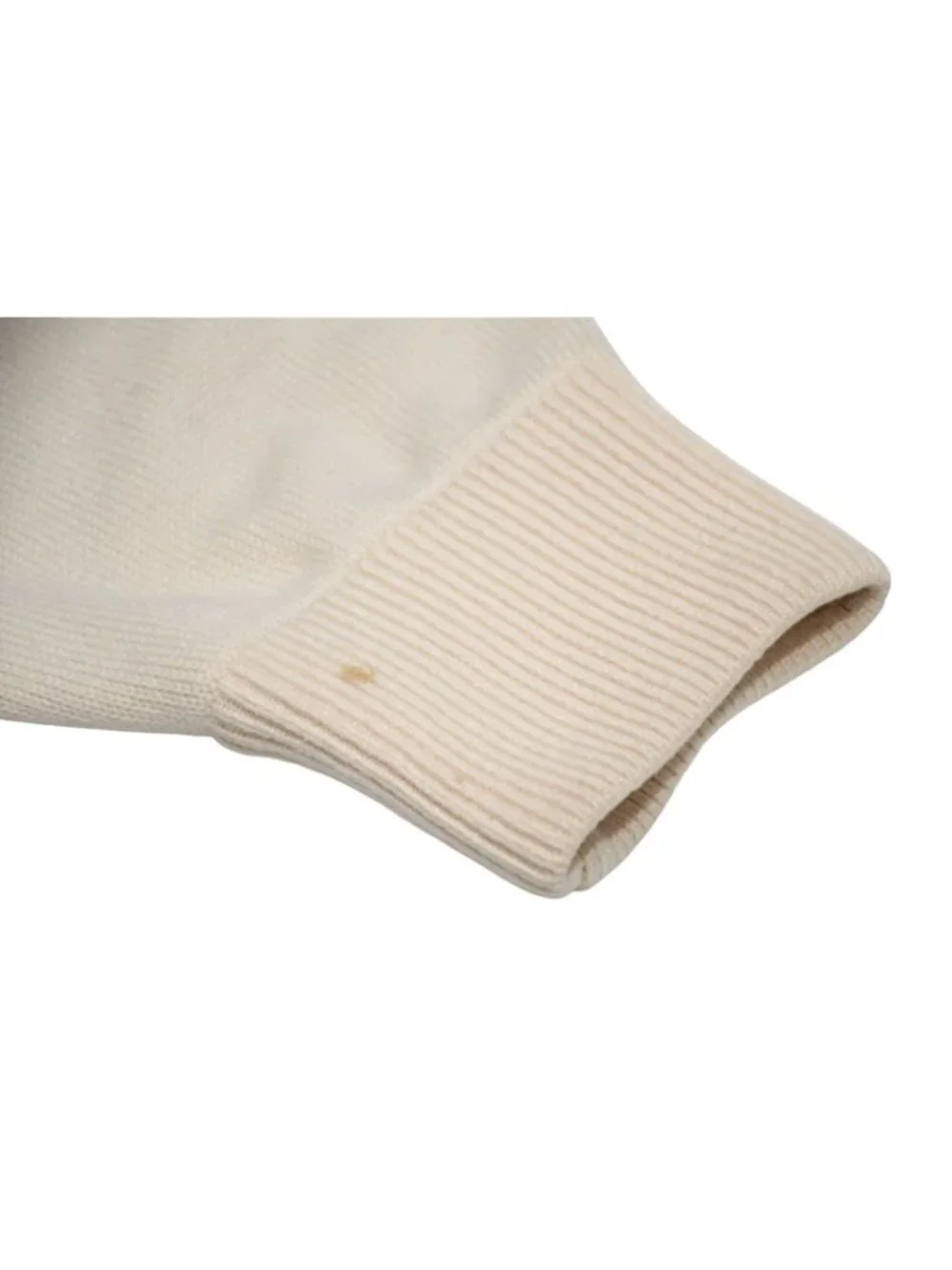 Chanel la Pausa Hoodie CC Logo Cashmere Ivory 46